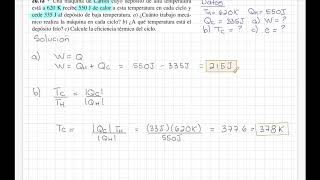 Segunda Ley Termodinámica Carnot Parte4 [upl. by Miguelita340]