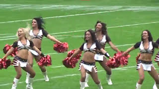 Cincinnati BenGals Cheerleaders performing at Wembley Stadium 301016 [upl. by Nothgiel]