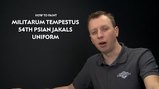 WHTV tip of the Day  Militarum Tempestus 54th Psian Jakals Uniform [upl. by Dachy]