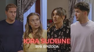 Igra sudbine 1179 epizoda  Zvrk saznaje da je Luka uselio Unu u kuću Aleksa je besan sadržaj [upl. by Analle]