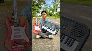 Electronic Guitar VS Electronic Keyboard Piano Testing 🔥 [upl. by Ennovi]