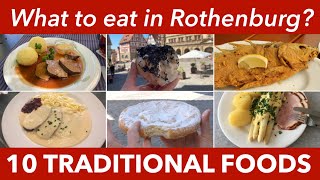 Rothenburg ob der Tauber Germany  Rothenburg Specialities  Rothenburg Traditional Food [upl. by Mchail]