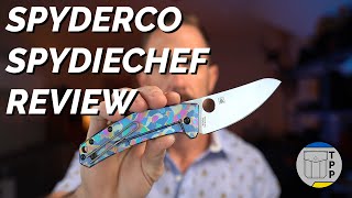 Spyderco SpydieChef Review  C211TI [upl. by Acherman324]