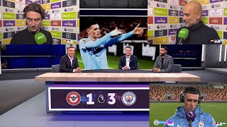 Brentford vs Man City 13 Postmatch analysis Pundit Reviews Interviews Press Conferences [upl. by Shuler]