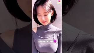 Korean Layered Bob Haircut  LIFOB layeredbob koreanbobhaircut [upl. by River990]