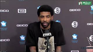 Kyrie Irving Calls Out Media Members Who Doubted His Relationships With Former Teammates [upl. by Snehpets]