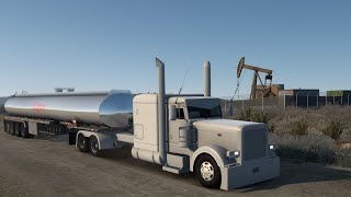 ExxonMobil Diesel Delivery Rezbuilt Peterbuilt AMERICAN TRUCK SIMULATOR 2024 [upl. by Assen]