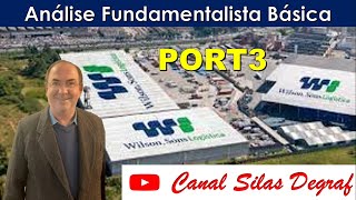 PORT3  WILSON SONS HOLDINGS BRASIL SA ANÁLISE FUNDAMENTALISTA BÁSICA PROF SILAS DEGRAF [upl. by Neelav]