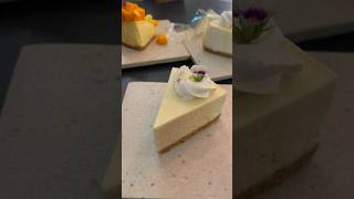 Crossed 5k views  Baked newyork flavoured cheesecake  Cheesecake  food viral [upl. by Atnima]