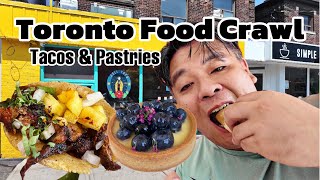 Toronto Food Crawl for Pastries amp Tacos [upl. by Eirak331]