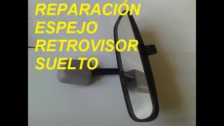 REPACION ESPEJO RETROVISOR INTERIOR HONDA CIVIC 1998 [upl. by Ardnaxila]