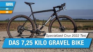 Specialized Crux 2022 Test das leichteste Gravel Bike der Welt [upl. by Cimah911]