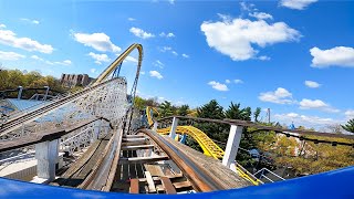 COMET  Hersheypark Wooden Roller Coaster [upl. by Anitnahs]