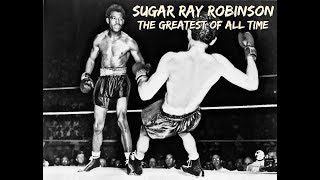 Sugar Ray Robinson  The Greatest Of All Time Highlights [upl. by Ameerak335]