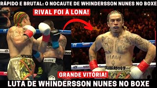 LUTA DE BOXE WHINDERSSON NUNES BRASILEIRO NOCAUTEIA RIVAL FALASTRÃO E VENCE EM TORNEIO DE BOXE [upl. by Hyozo794]