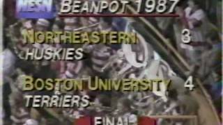 BU Hockey  1987 Beanpot Championship gamewinning goal [upl. by Mcbride389]