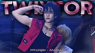 TWIXTOR CLIPS 4K HYUNJIN quotMANIACquot 240712 STRAY KIDS MILANO 2024 [upl. by Einna867]