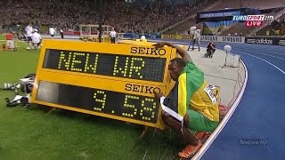 IAAF World Championships  Berlin 2009 Mens 100m Final Eurosport HD [upl. by Llehcal]