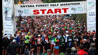 2018 Knysna 21km Half Marathon Running Knysna HalfMarathon [upl. by Bocyaj]