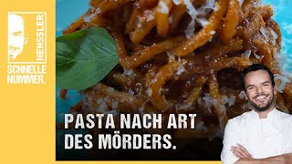 Schnelles Pasta nach Art des Mörders Rezept von Steffen Henssler [upl. by Munsey391]