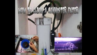 How to Clean a Cannister Filter External Filter [upl. by Zelikow130]