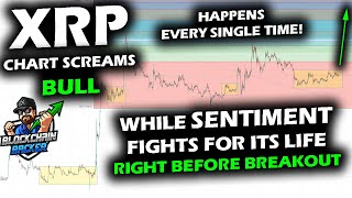 XRP Price Chart Battle for the Breakout with Bitcoin Sentiment Exhibits Common Final Phase Behavior [upl. by Nawj]