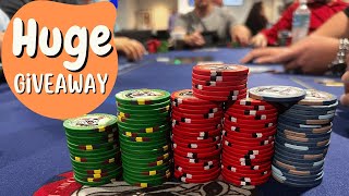 Huge Giveaway  Kyle Fischl Poker Vlog Ep 156 [upl. by Sanalda]