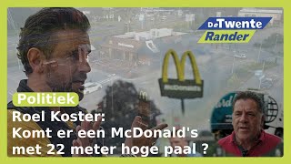 Komt er een Mc Donalds met 22 Meter hoge M op paal in Vriezenveen [upl. by Durgy]