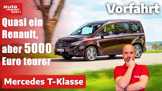 Mercedes TKlasse Renault drin Stern drauf und 5000 Euro extra Fahrbericht  auto motor sport [upl. by Meekah]