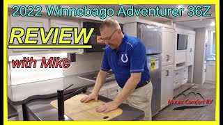 2022 Winnebago Adventurer 36Z Review  Mount Comfort RV [upl. by Notsnorb37]