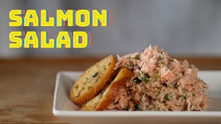 How to Make Salmon Salad  The Best Salmon Salad  Amazing Salmon Salad I Easy Salmon Salad [upl. by Garris]