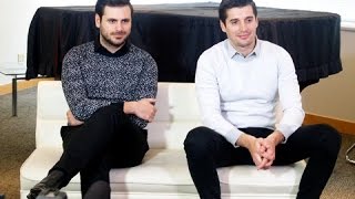 「２ＣＥＬＬＯＳ」が来日！ 新アルバムやＭＶ撮影秘話を語る 2 CELLOS Exclusive Interview in Japan on Latest Album SCORE [upl. by Arymas357]