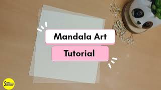 Mandala Art Tutorial mandala tutorial [upl. by Annaear]