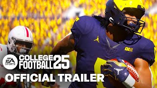 EA Sports College Football 25  Official Gameplay Features Deep Dive Trailer [upl. by Galer]