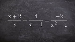 Math tutorial for solving rational equations [upl. by Osborne601]