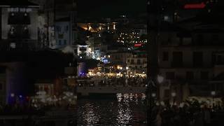 Watch Full Vid Parga Greece at Night  epirus greek greecetrip greecevlog town evening [upl. by Atel]