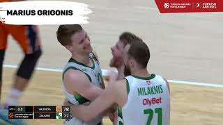 Įdomiausios rungtynių pabaigos Eurolygoje Buzzer Beaters [upl. by Bussey]