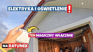 INSTALACJA ELEKTRYCZNA I OŚWIETLENIE W GARAŻU PRZYCISK KTÓRY RATUJĘ CIĘ JEŚLI O TYM ZAPOMNISZ [upl. by Yssor]