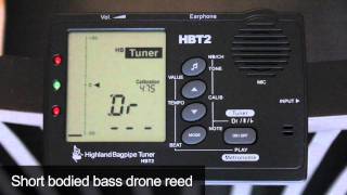 HBT2 Bagpipe Tuner Bass Drone Detection [upl. by Venice537]