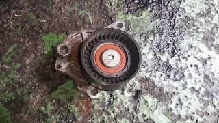 BE CAREFUL with this NOISE from the DAMAGED alternator belt tensioner pulley this BRAKES the belt [upl. by Germain832]