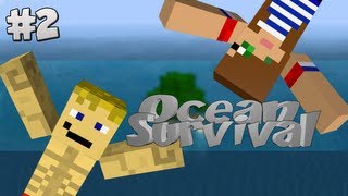 Minecraft Sobreviver No Oceano Com Agueda Ep2 Rir É Bom xD [upl. by Dreddy]