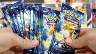 Opening 16 Evolutions booster packs  From The Card Bazaar [upl. by Lanza982]