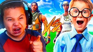 1V1 MY LITTLE BROTHER VS FASTEST BUILDER EVER MOST INTENSE FORTNITE 1V1 YET MUST SEE [upl. by Lexis]