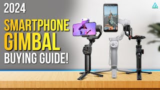 Top 5 Best Smartphone Gimbals 2024  DJI Zhiyun  Hohem Insta360 Ultimate Guide [upl. by Irakab16]