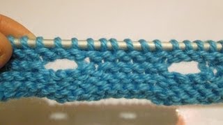 TUTO TRICOT APPRENDRE A TRICOTER DES BOUTONNIERES HORIZONTALES  TRICOT FACILE [upl. by Arvin210]