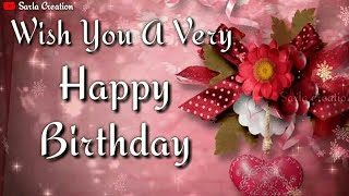 💖 🎂🎉Happy Birthday🎉🎂Greetings Wishes whatsapp status video Hindi [upl. by Aneekal299]