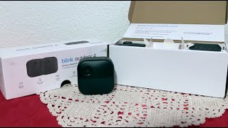 Blink Outdoor 4 4th gen Security Cameras Unboxing and Overview [upl. by Earvin]