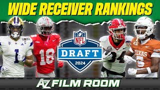 Ranking Every WR in the 2024 NFL Draft Class [upl. by Elleivad]