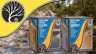 How To Use Deep Pour™ Water Clear amp Murky  Woodland Scenics  Model Scenery [upl. by Aed]