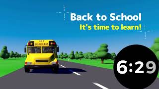 Back to School Timer First Day of School Timer 10 Minute Countdown School Timer [upl. by Inoy834]